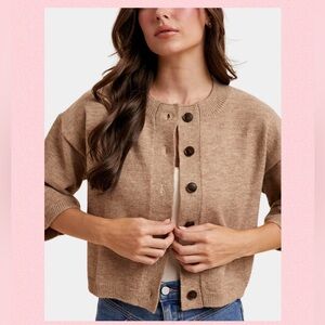 💖Anniewear Elbow Sleeve Cardigan💖